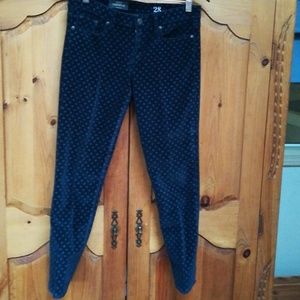 Blue velvet jeans